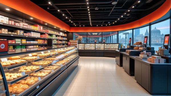 Des casiers alimentaires qui facilitent la vente automatique 24h/24