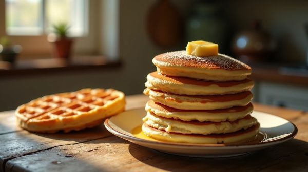 Les pancakes et waffles : secrets des recettes américaines