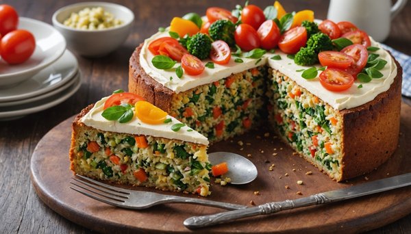 Expériences culinaires : Oser le gâteau sucré-salé aux légumes